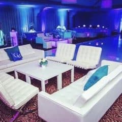 lounge furniture at event