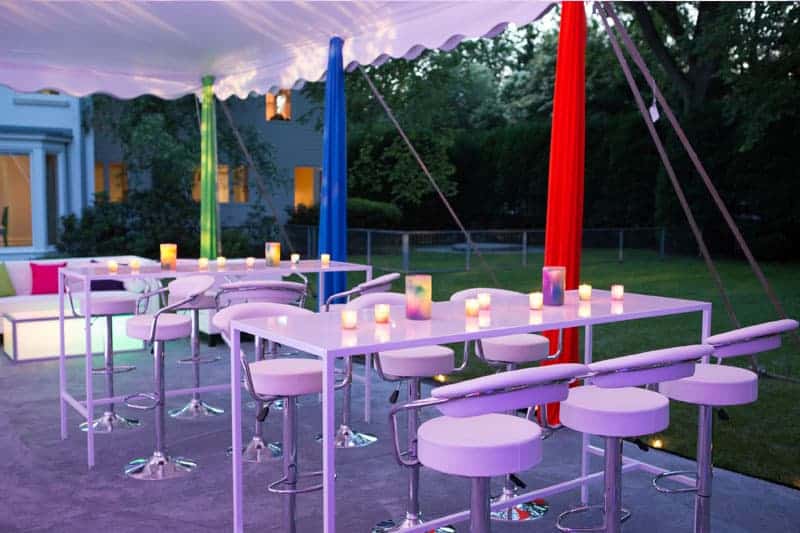 Chicago event furniture rental for private party