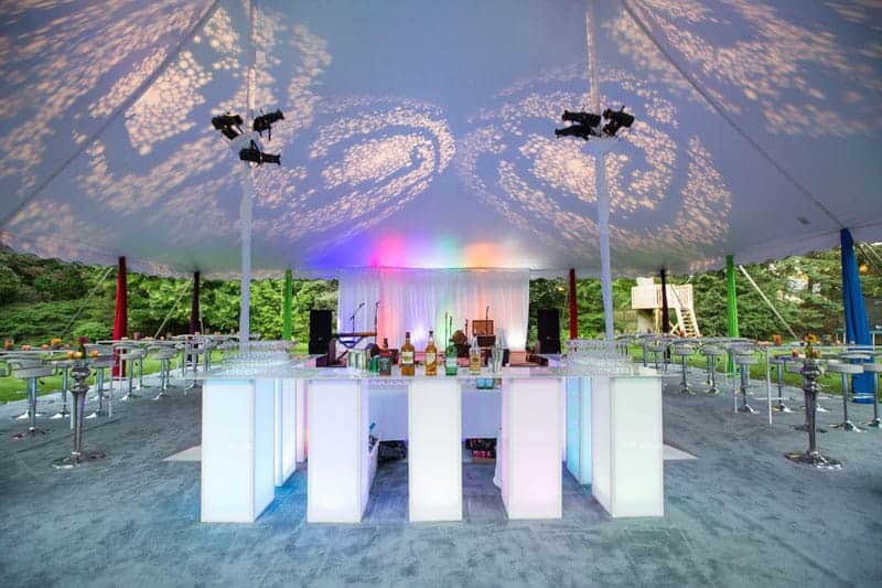 Chicago private party event furniture rental and lighting rental