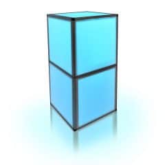 2 CUBES STACKED