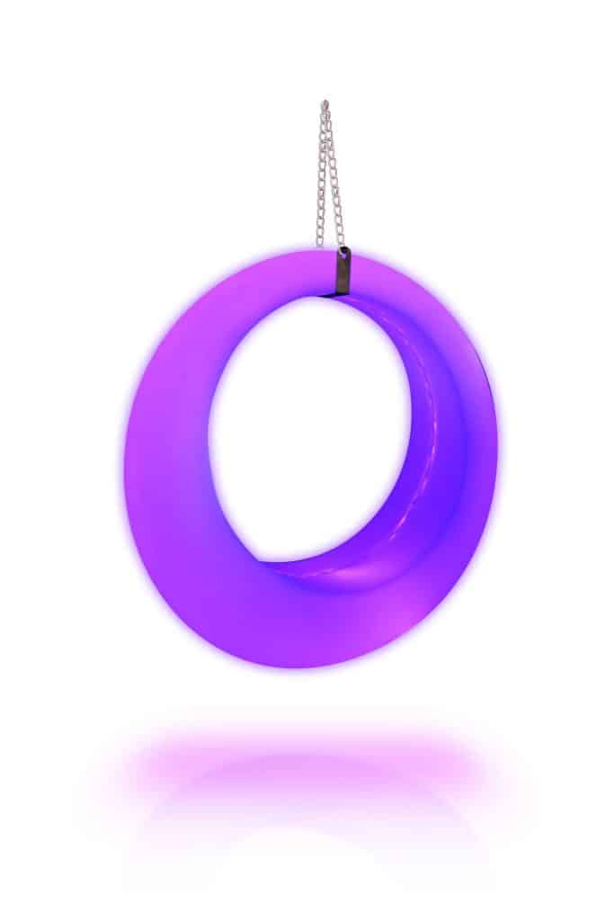purple led swing