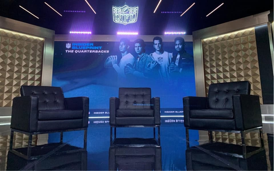 NFL Insider Blueprint Black Chair Rentals