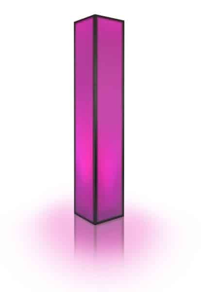 8ft led acrylic pillar