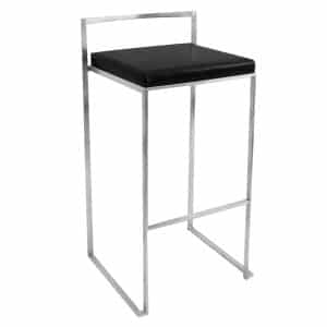 Ashton Black Bar Stool