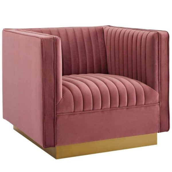 AUDREY DUSTY ROSE CHAIR