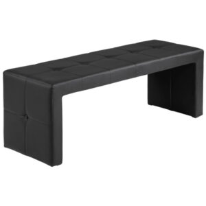 BLACK BENCH OTTOMAN