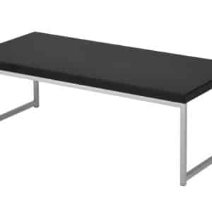 BLACK CLUB COFFEE TABLE 44 W X 22 D X 15 H