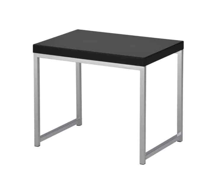 BLACK CLUB END TABLE 22 W X 1575 D X 185 H