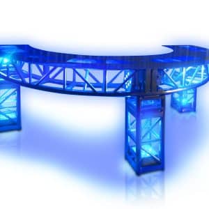 large curved truss bar