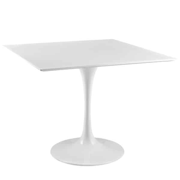 COSMOPOLITAN SQUARE WHITE CAFE TABLE 355L x 355W x 285H
