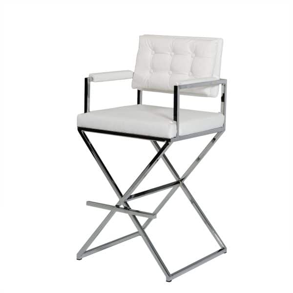 DIRECTOR BAR STOOL WHITE