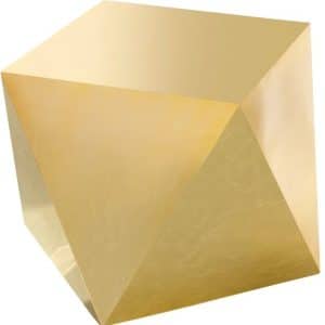 GEM GOLD END TABLE 20 W x 20 D x 195 H e1642449392566