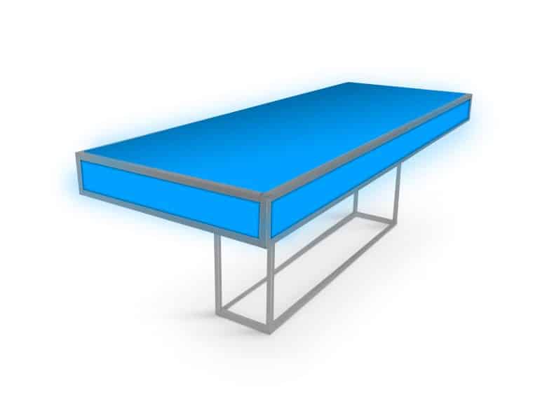 ILLUMINATED LED TABLE RGB LED 96 W X 36 D X 31 H scaled 1