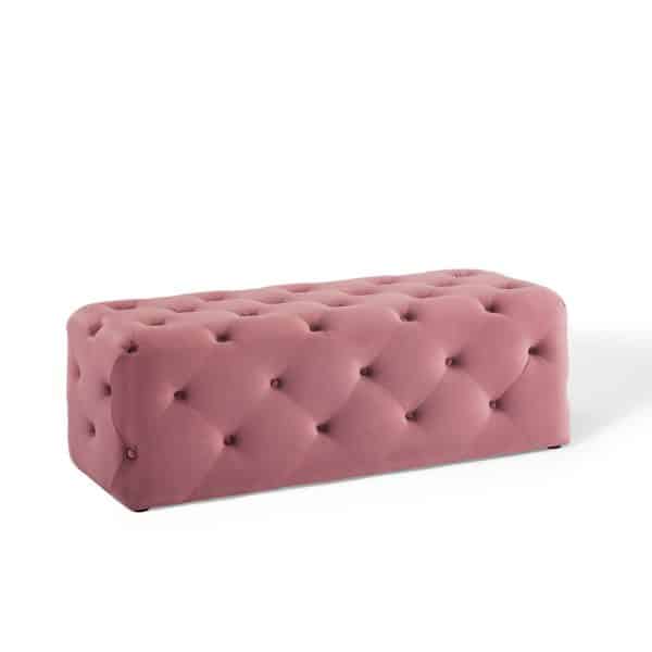 LOLA DUSTY ROSE OTTOMAN