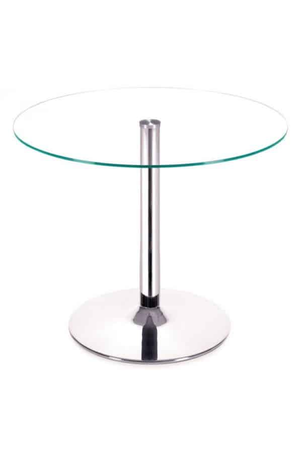 MANHATTAN GLASS CAFE TABLE 39W X 39D X 295H