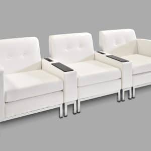 MADISON POWER UP WHITE MODULAR SOFA