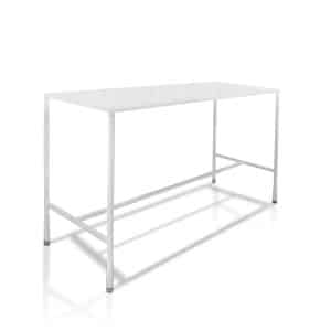 bali white communal bar table