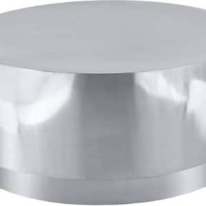 SILVER ROUND COFFEE TABLE e1642449014125