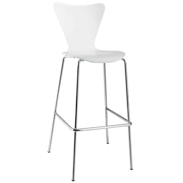 TENDY BAR STOOL WHITE