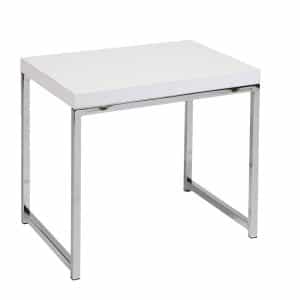 WHITE CLUB END TABLE1
