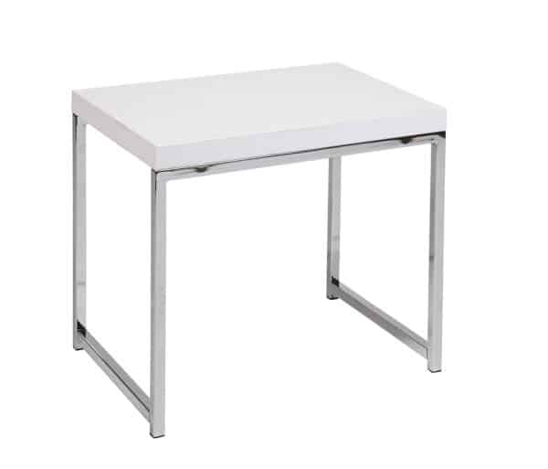 WHITE CLUB END TABLE1