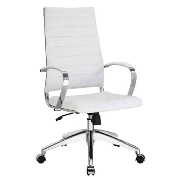 MANHATTAN HIGH BACK EXECUTIVE CHAIR WHITE