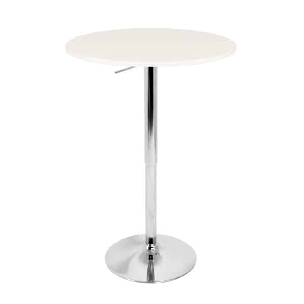 WHITE PUB TABLE 235 D x 26 41 H scaled 1