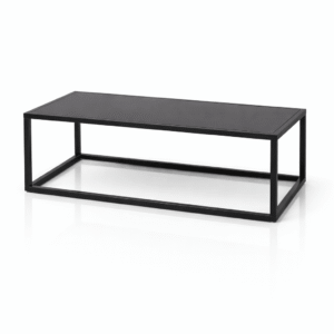 black club coffee table event rental