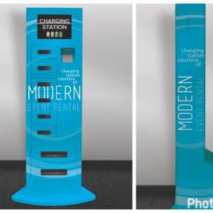 CELL PHONE CHARGING STATION LOCKER FULL VINYL WRAP