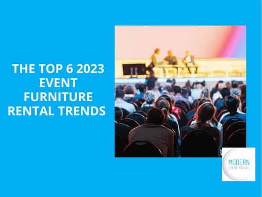 Top 6 event rental trends 2