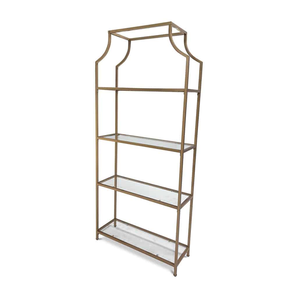 GOLD BAR SHELF Modern Event Rental