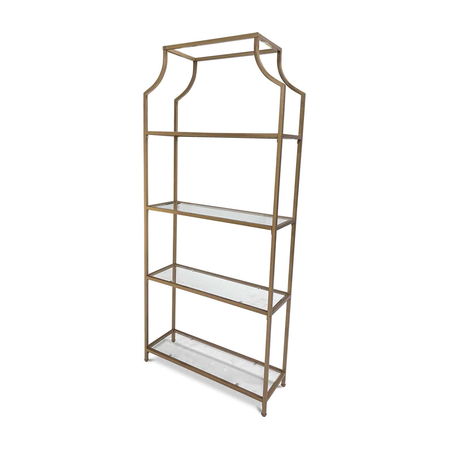 GOLD BAR SHELF Modern Event Rental