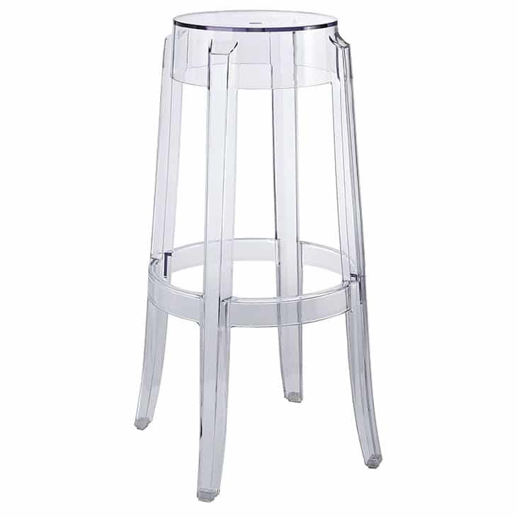 CLEAR BAR STOOL