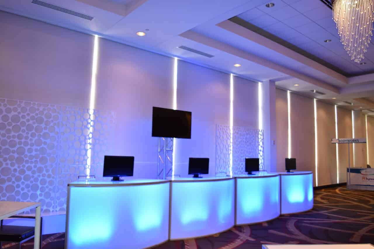 light up bar rentals