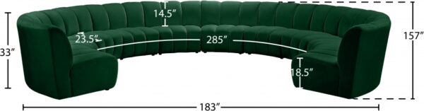 LIMITLESS GREEN PIECES MEASUREMENTS