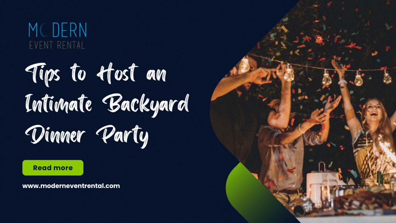 Tips to Host an Intimate Backyard Dinner Party