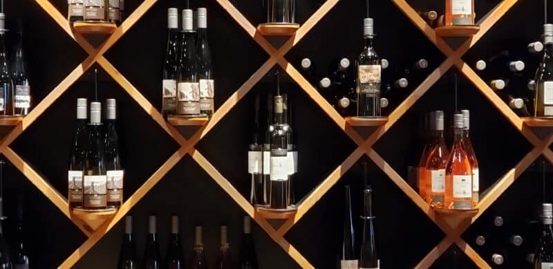 wine display