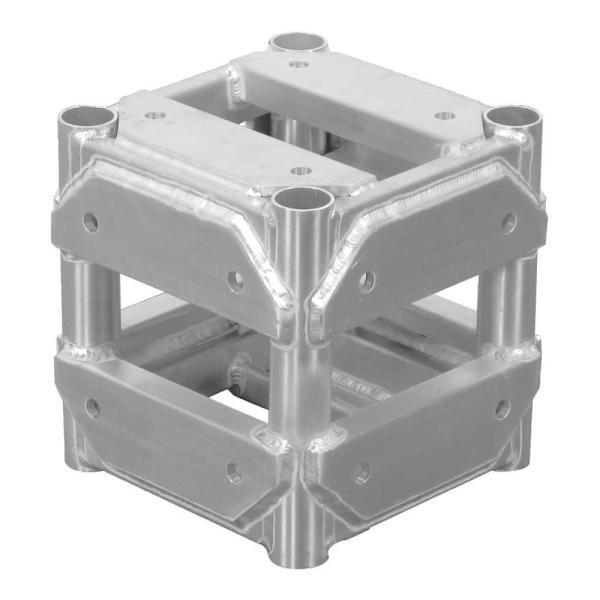 6 way silver corner block