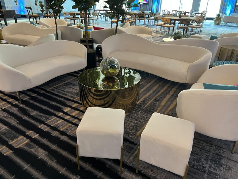 lounge sofa and chair rental