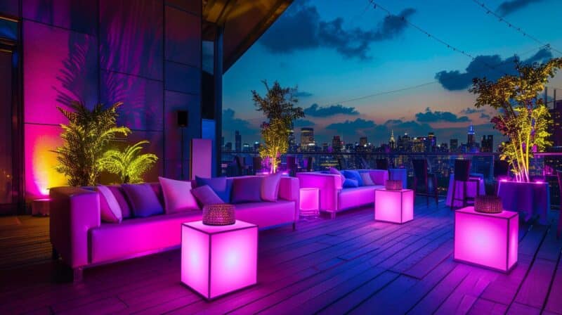 Atlanta Illuminated LED Furniture Rentals