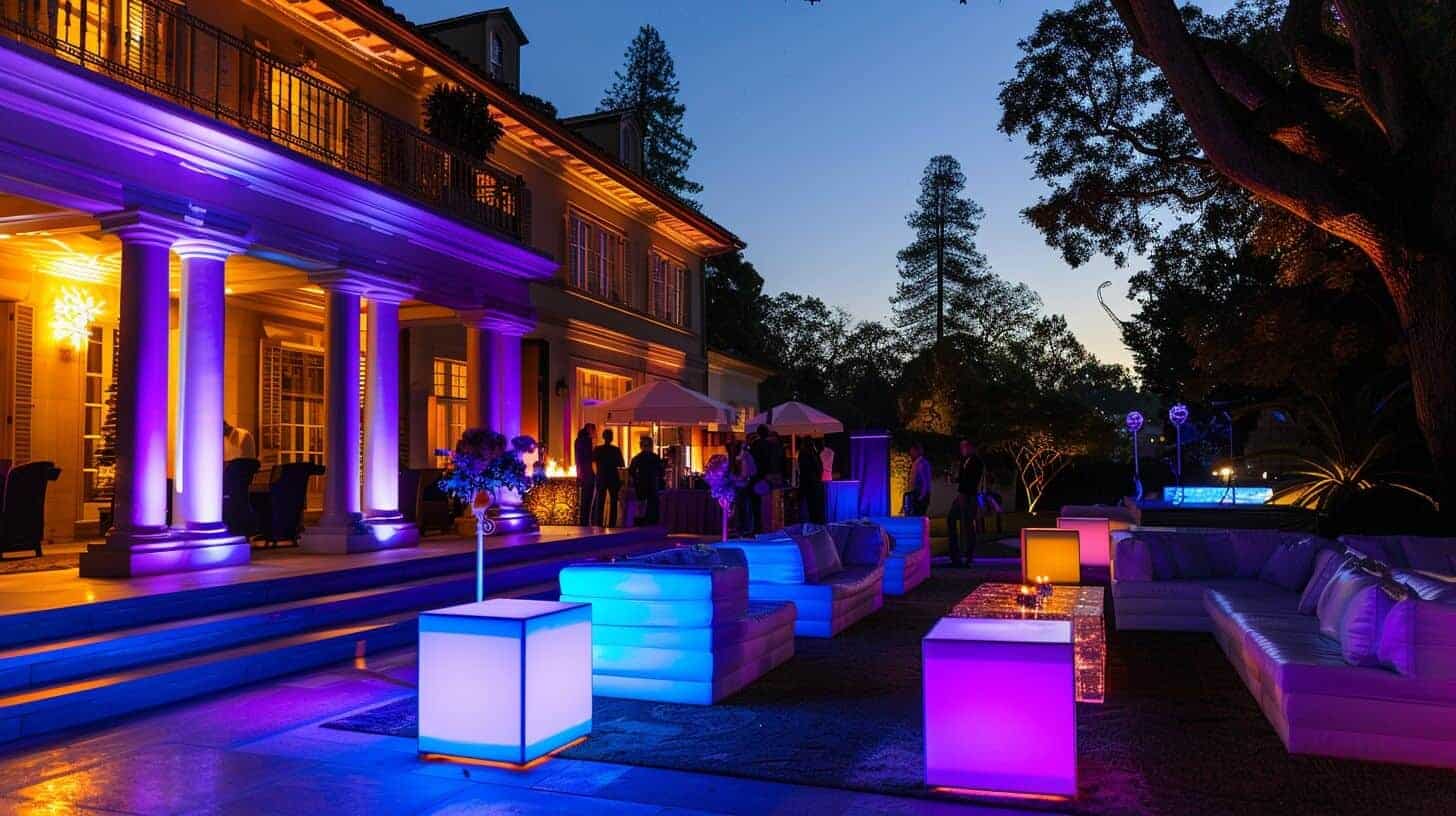 Event Decor: San Diego Illuminated LED Furniture Rentals