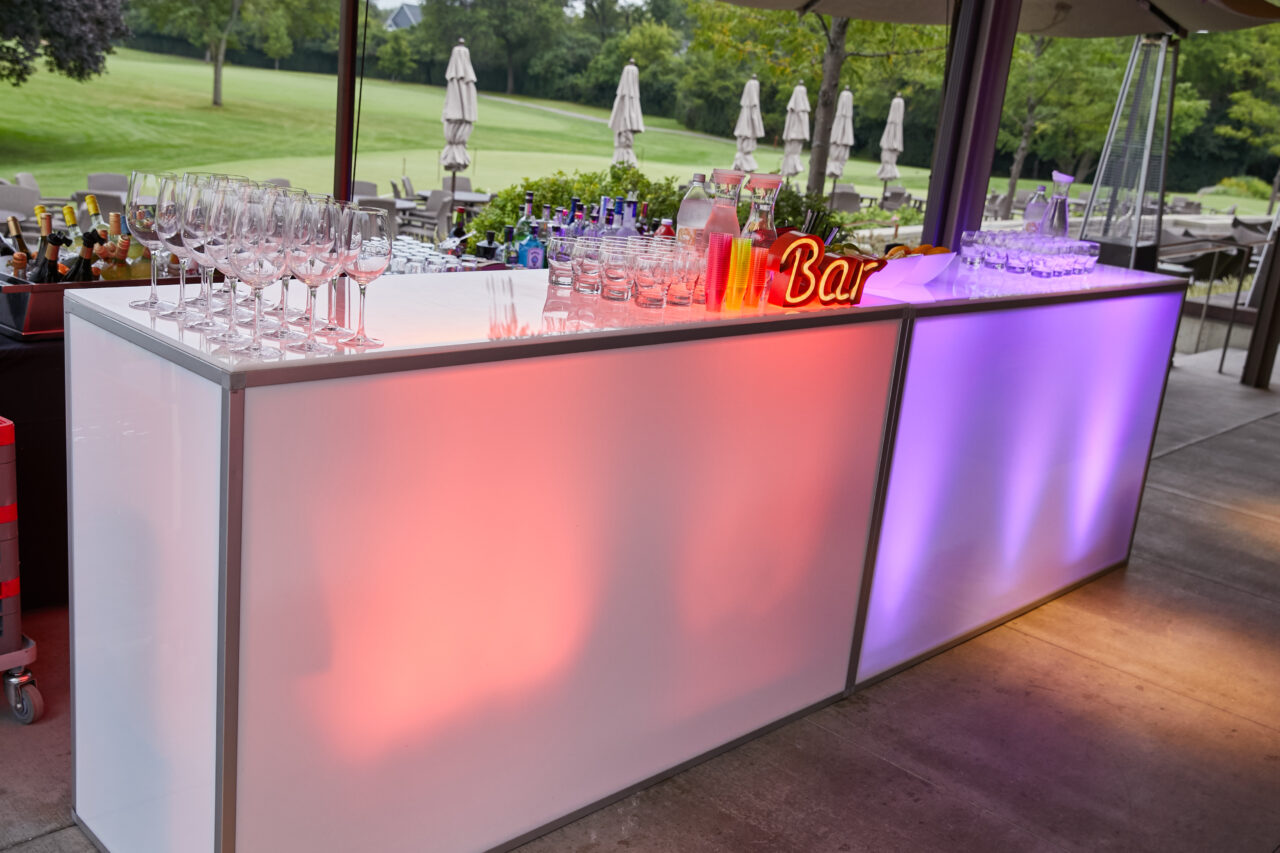 Austin Light up bar rentals - Modern Event Rental