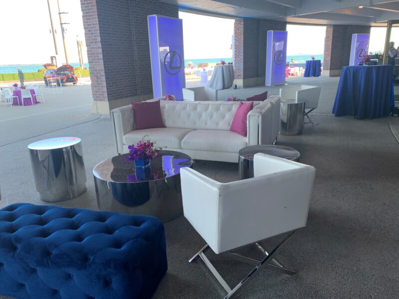 Lounge Furniture provided by Modern Event Rental