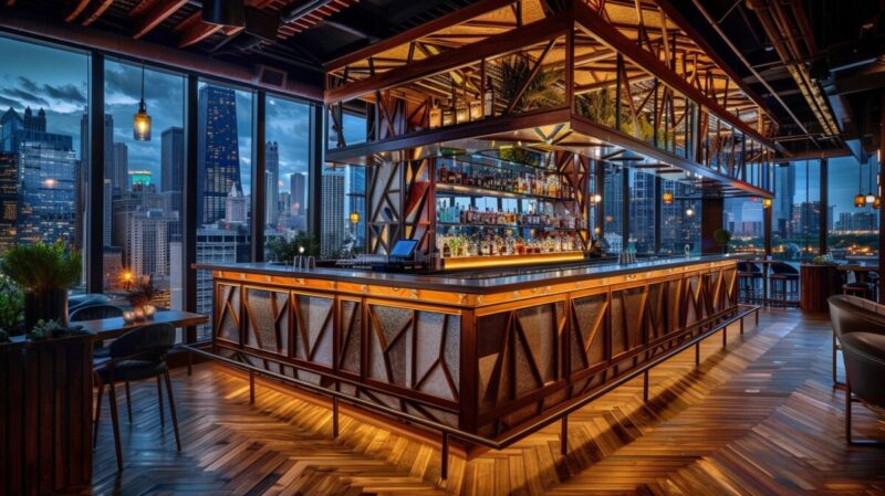 Chicago Wood Bar Rentals