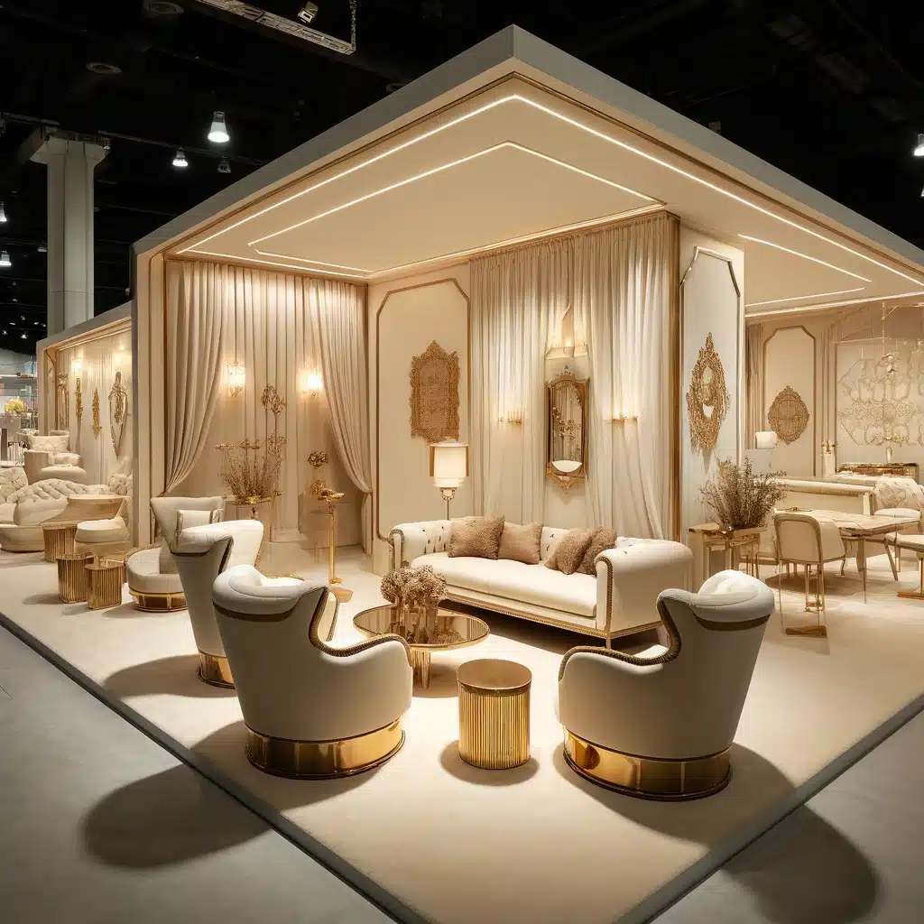 luxury gold Los Angeles event furniture rentals