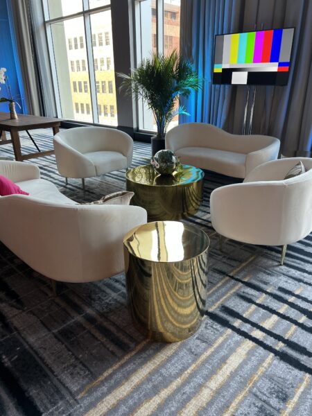 Dallas Event Furniture Rental Gold-Modern Event Rental
