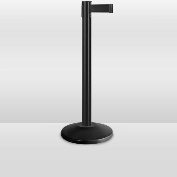 black stanchion rental