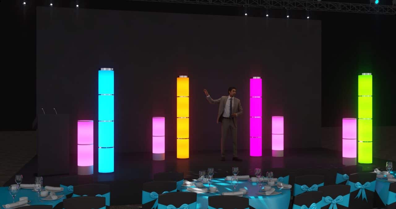 stage backdrops for corporate events and conventions
