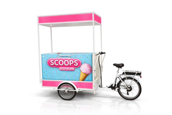 ice cream cart rental with branding chicago