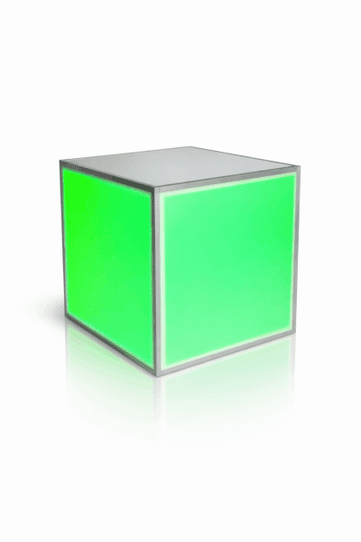 illuminated acrylic cube rental chicago
